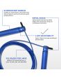 RDX C4 ADJUSTABLE SKIPPING JUMP ROPE/Blu-3